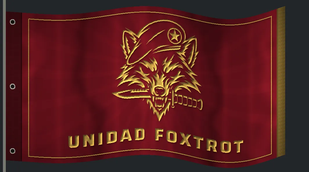 Bandera de la Unidad Foxtrot
