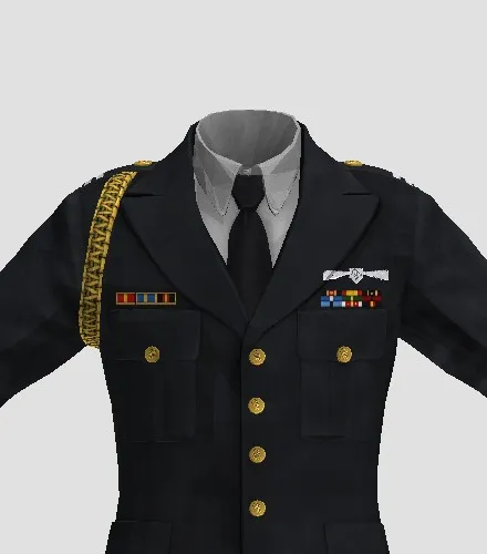 Uniforme de gala Cuervo de la Compañía Branoc